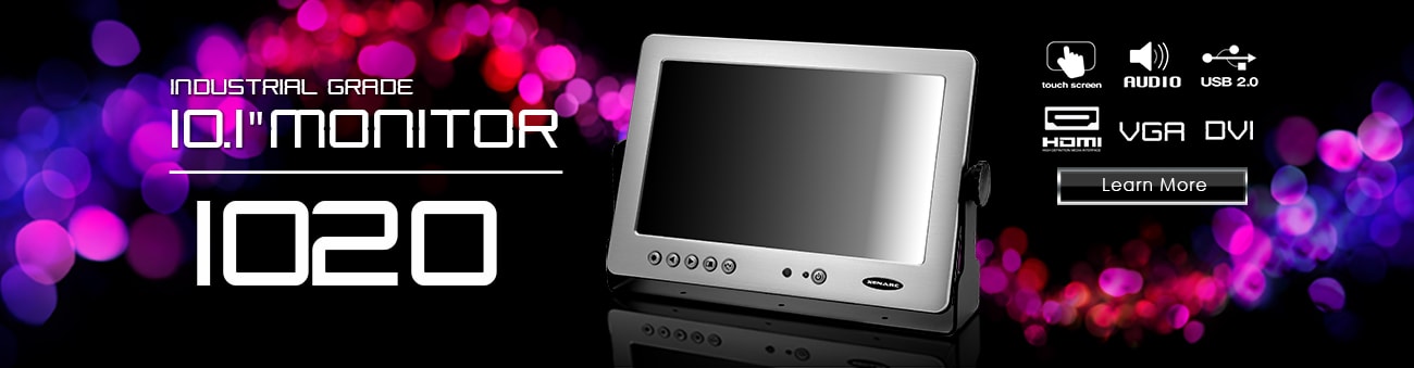 10 inch monitor, 10 inch touchscreen, small monitor, small touchscreen https://www.xenarc.com ruggedized solutions manufacturer for all industries  HDMI, VGA, DVI, SDI Video Inputs