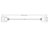 26-PIN TSH to 26-PIN TSV Adaptor Cable