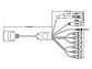 26-PIN TSV/YV Series Monitor HDMI, VGA, DVI & AV Input Cable - 5 METER